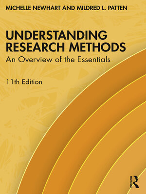 cover image of Understanding Research Methods